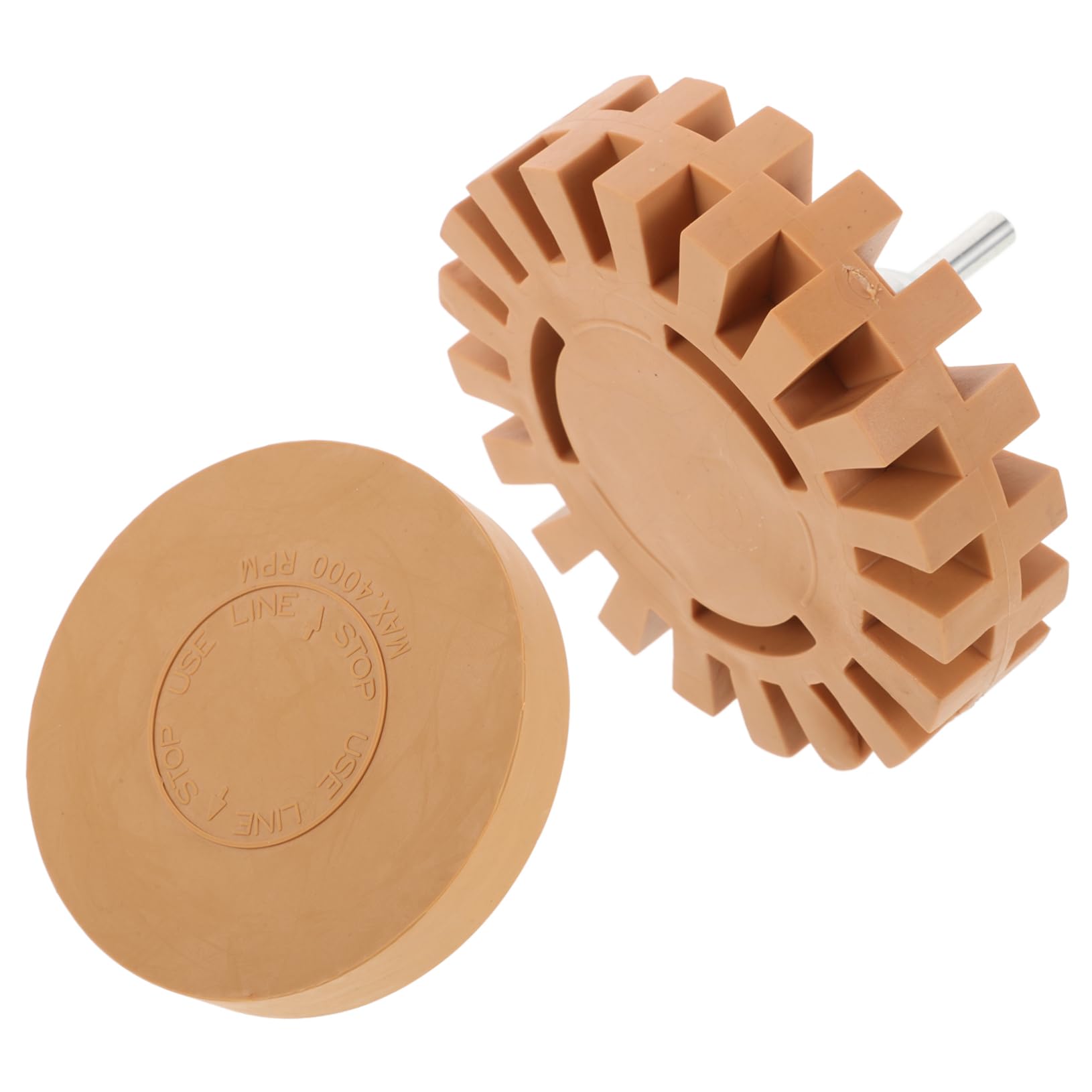 ULTECHNOVO 3 Sätze Klebstoffentferner-radiergummi-Rad Für Aufkleber Und Klebeband. Robustes Gummirad Zum Effizienten Entfernen Von Kleber Und Farbe 2 Stück * 3