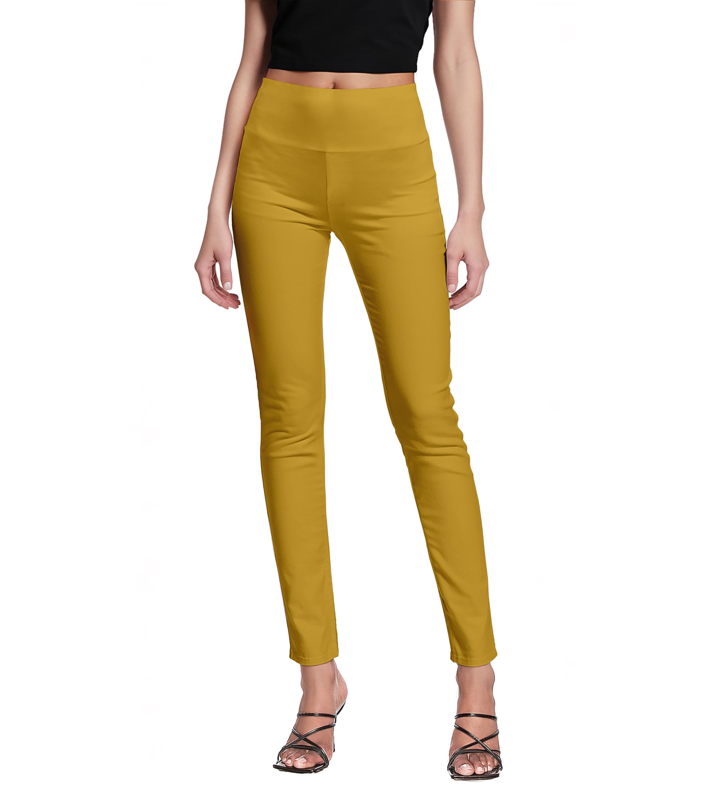 Hybrid & Company Super Comfy Stretch with Full Elastic Waist Pull On Millennium Twill Pant