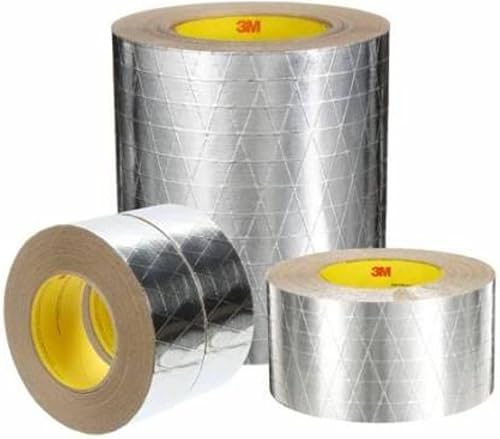 3M™ Venture Tape™ FSK Facing Tape 1525CW, Silver, 99 mm x 45.7 m, 12 Rolls/Case