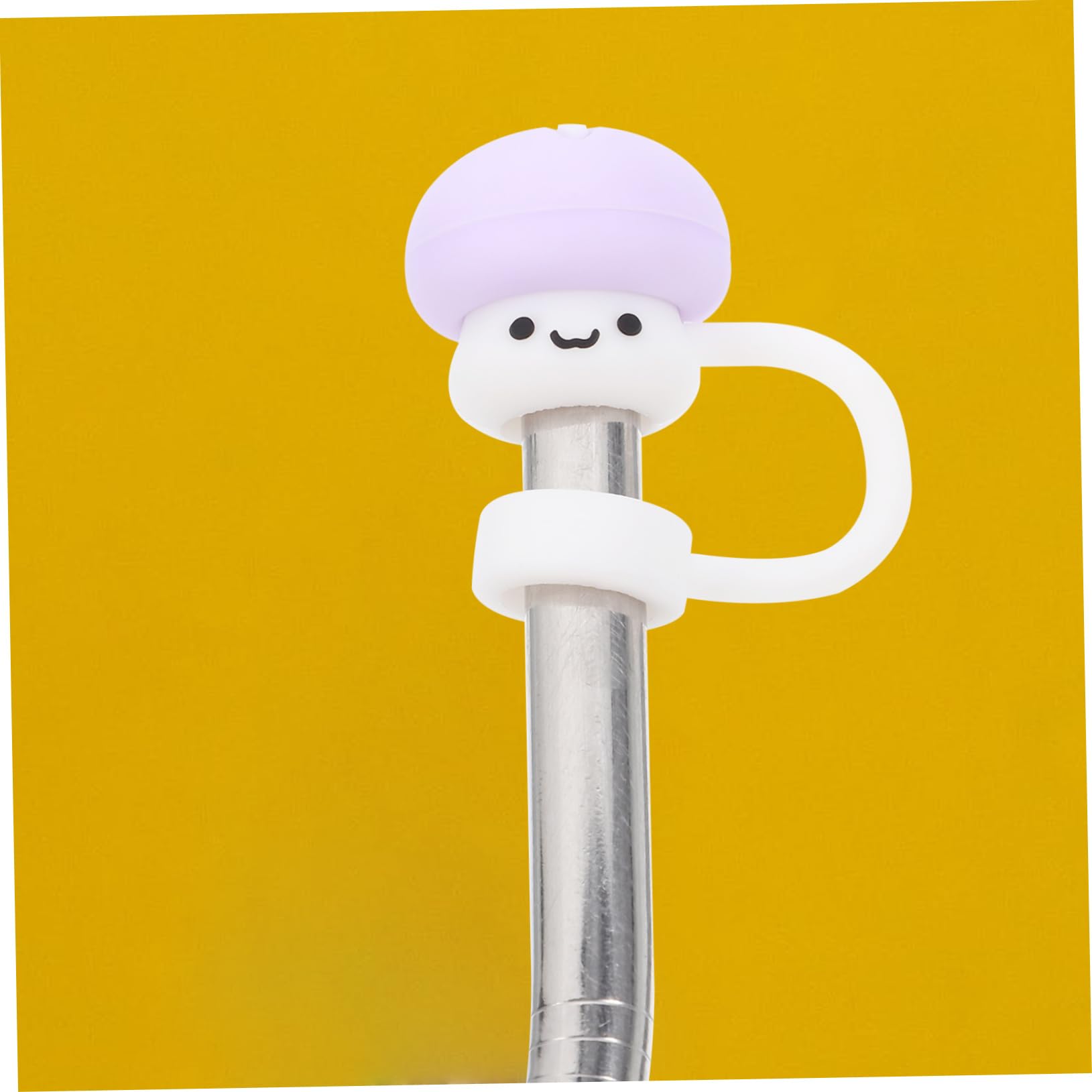 4 Sätze Strohabdeckung Strohhalme Löschstroh Strohdeckel Stroh Topper Trinken Tipps Löscher Kappe Trinkhalme Wiederverwendbar Cup Stroh Stopper Einfach Kieselgel 6 Stück * 4