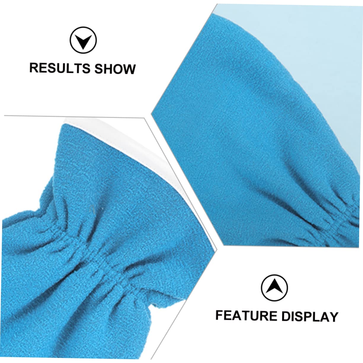 FRCOLOR 5paia Esfolianti Per Spa Essenziali Idratanti e Ristrutturanti Per Trattamenti Notturni Blu Della Per Secche e Screpolate