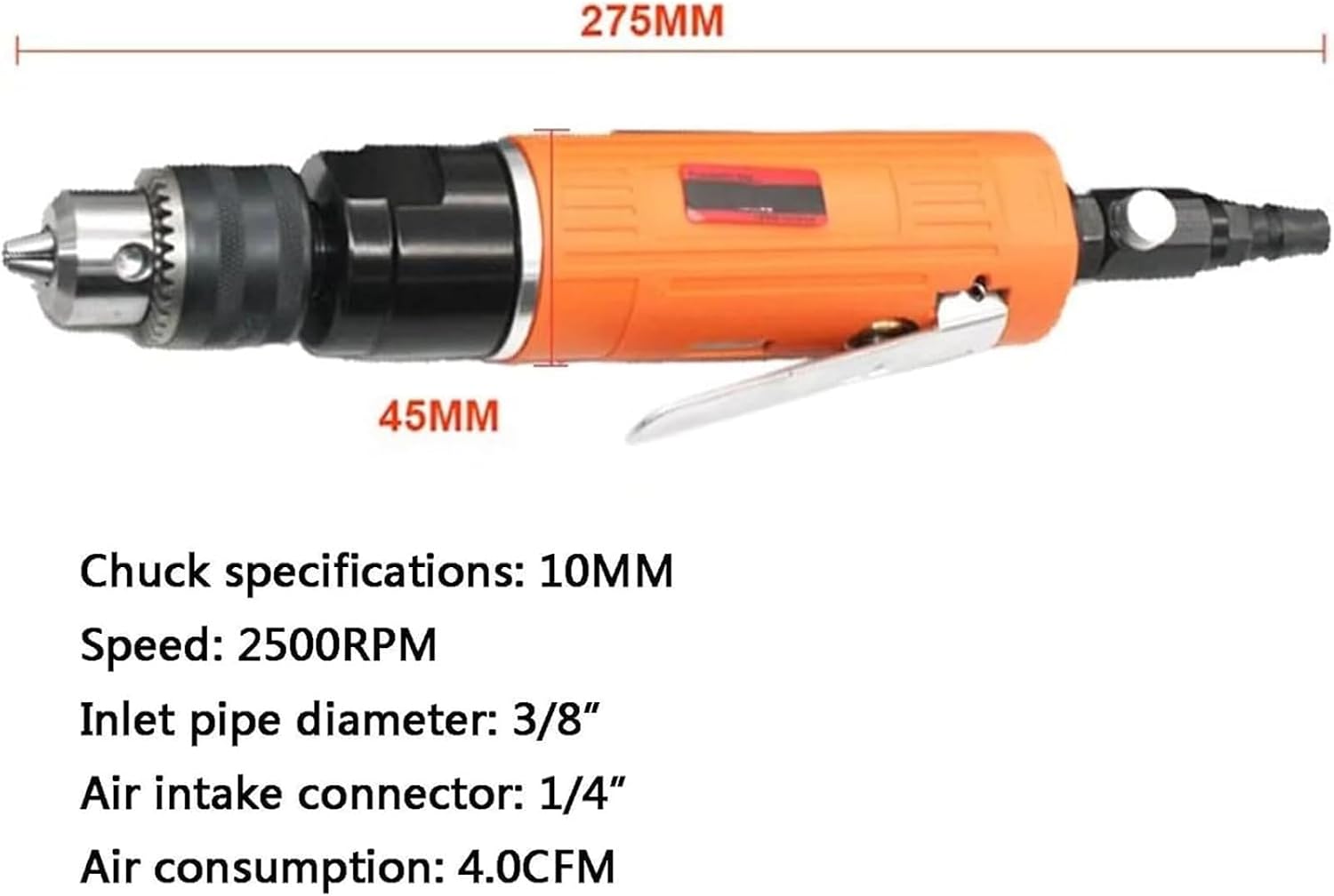 Pneumatic Capping Machine, Handheld Bottle Screw Capping Machine, Bottle Cap Locking Machine with 6 Capping Heads, Adjustable Speed 2500 RPM, for Φ10-50mm Bottle Cap
