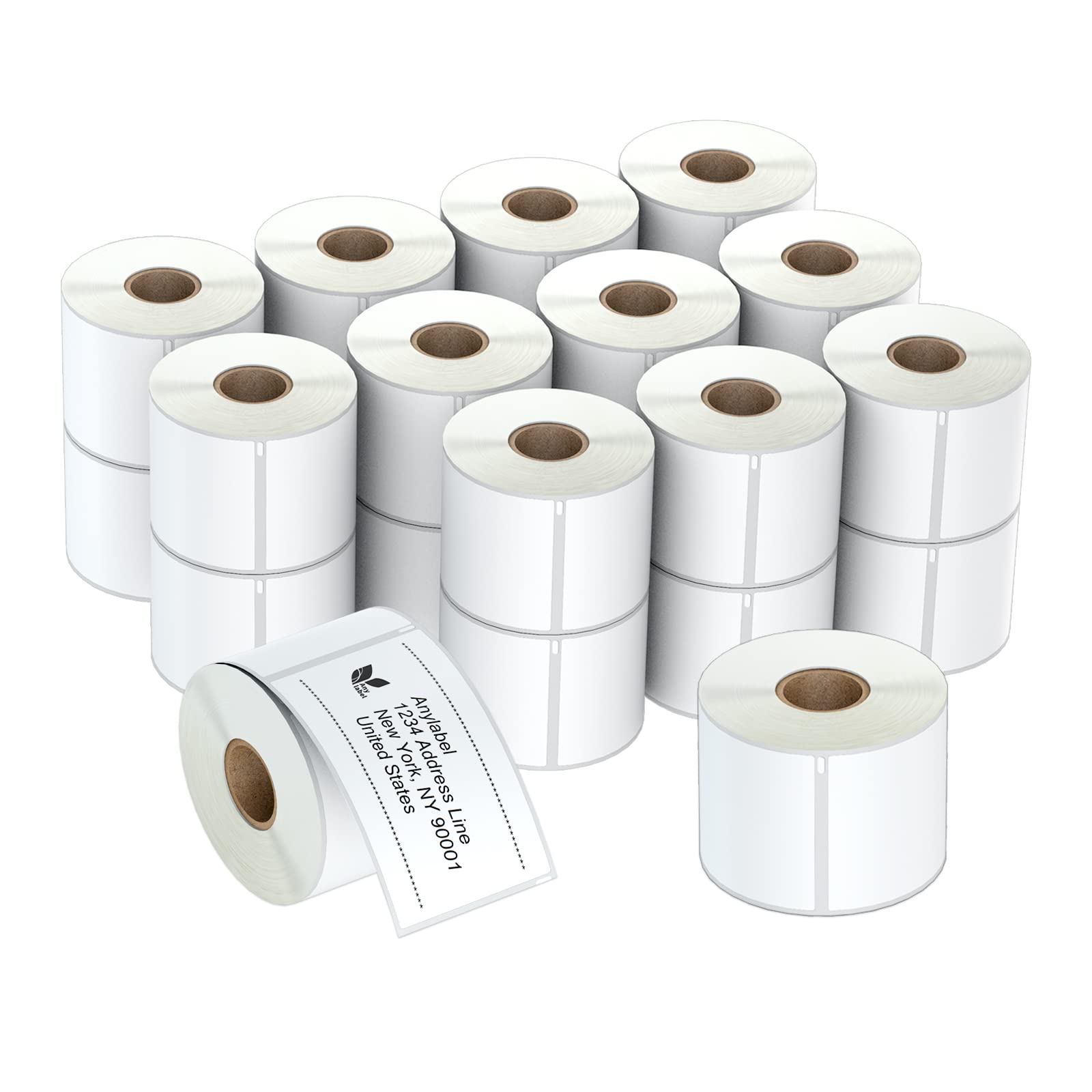 AnylabelCompatible 2-5/16" x 4" Direct Thermal Labels Replacement for DYMO 30256 Large Shipping Address Postage, Compatible with Rollo, DYMO 4XL & Zebra Desktop Printers (24 Rolls, 300 Labels/Roll)