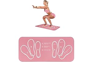 Beginner Squat Form Mat: Enhanced Home Gym Performance