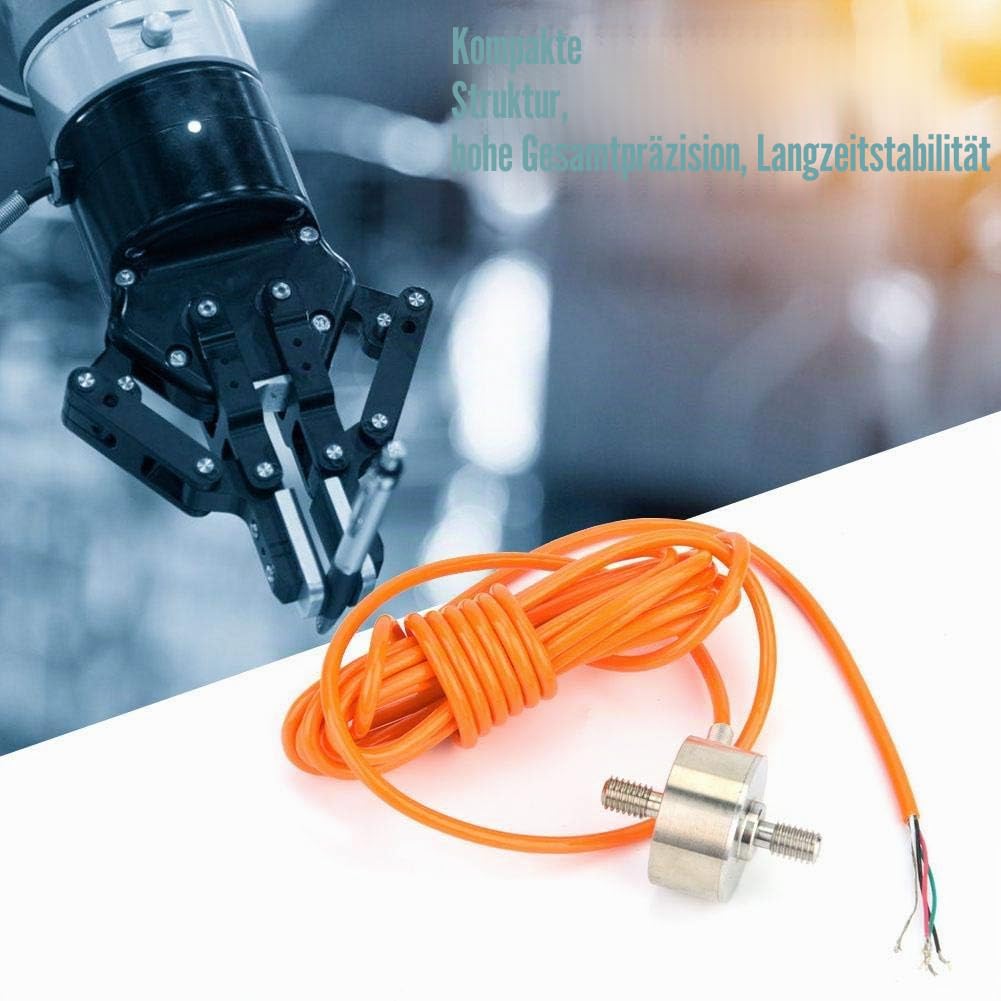 LiebeWH Micro Miniatur-Wägezellen-Wägesensor Zugstangen-Druckspannungssensor, DYMH-103 Zug- und Druckkraftsensor Wägezelle Anwendbar(0~5kg)