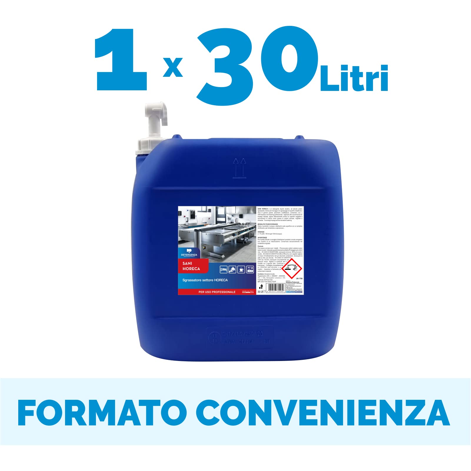 SGRASSATORE Settore HORECA SANI HORECA Ultra CONCENTRATO - Tanica da 30 L