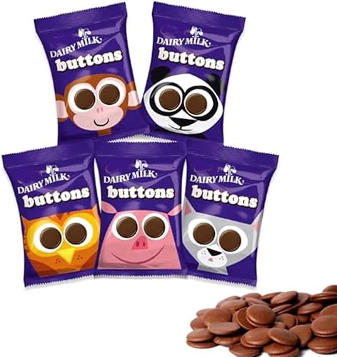 Image of Dairy Milk Buttons Milk chocolate buttons Bags 14g - Milk chocolate buttons (60 x Bags)