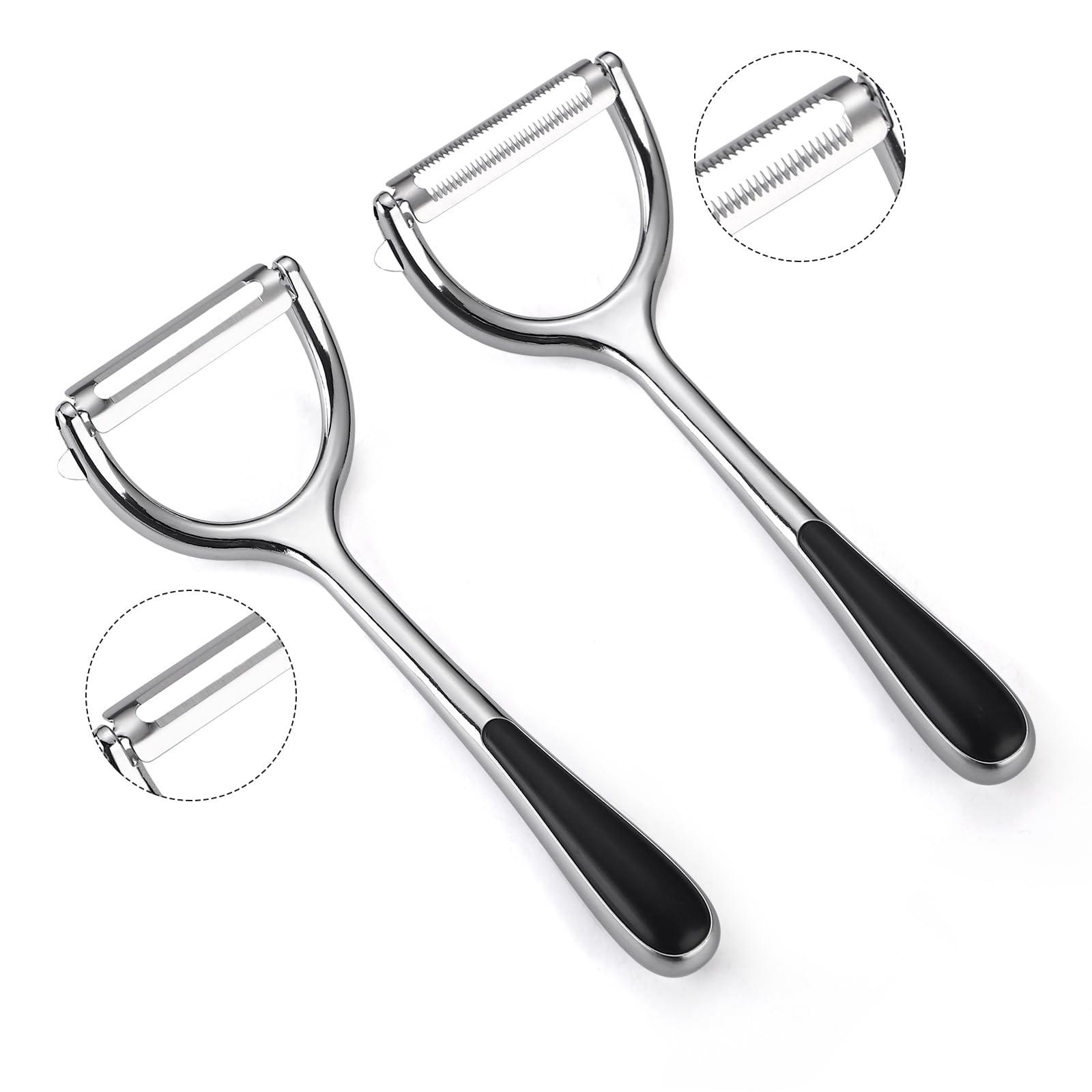 2PCS Vegetable, Apple Peelers