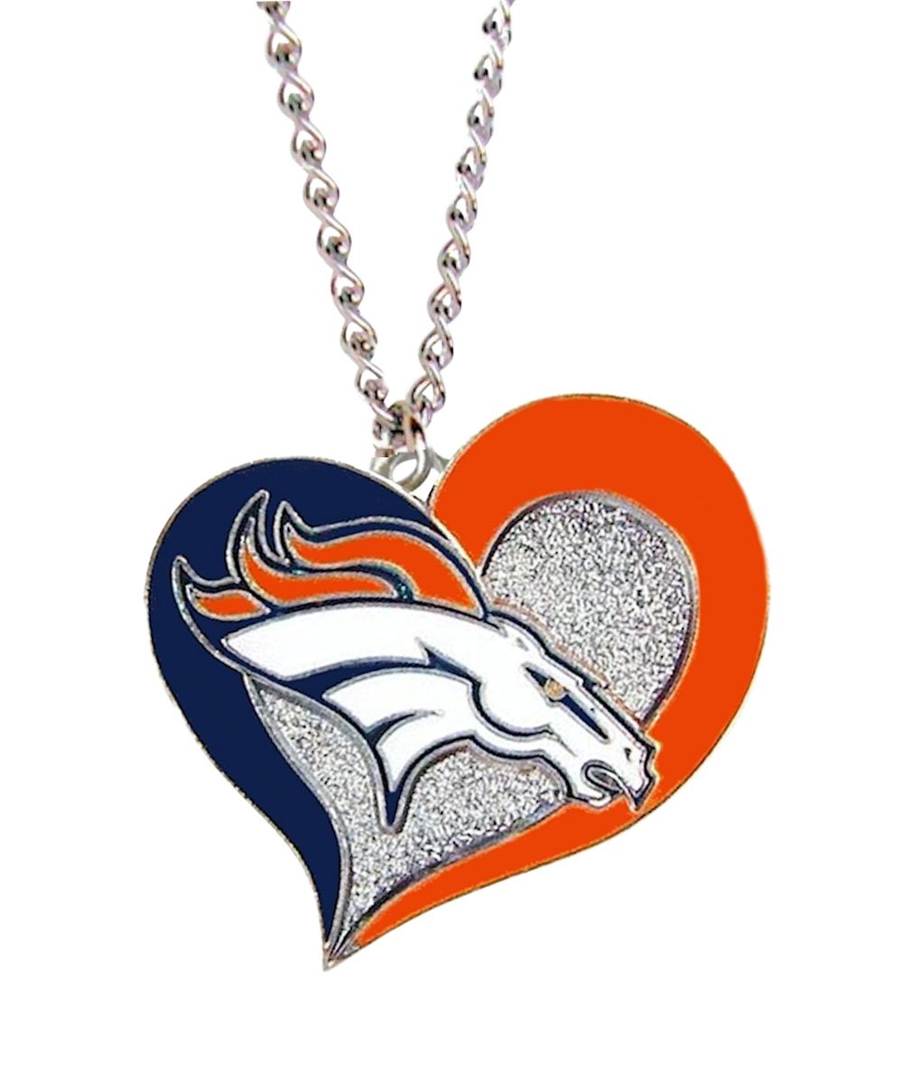 NFL Swirl Heart Necklace