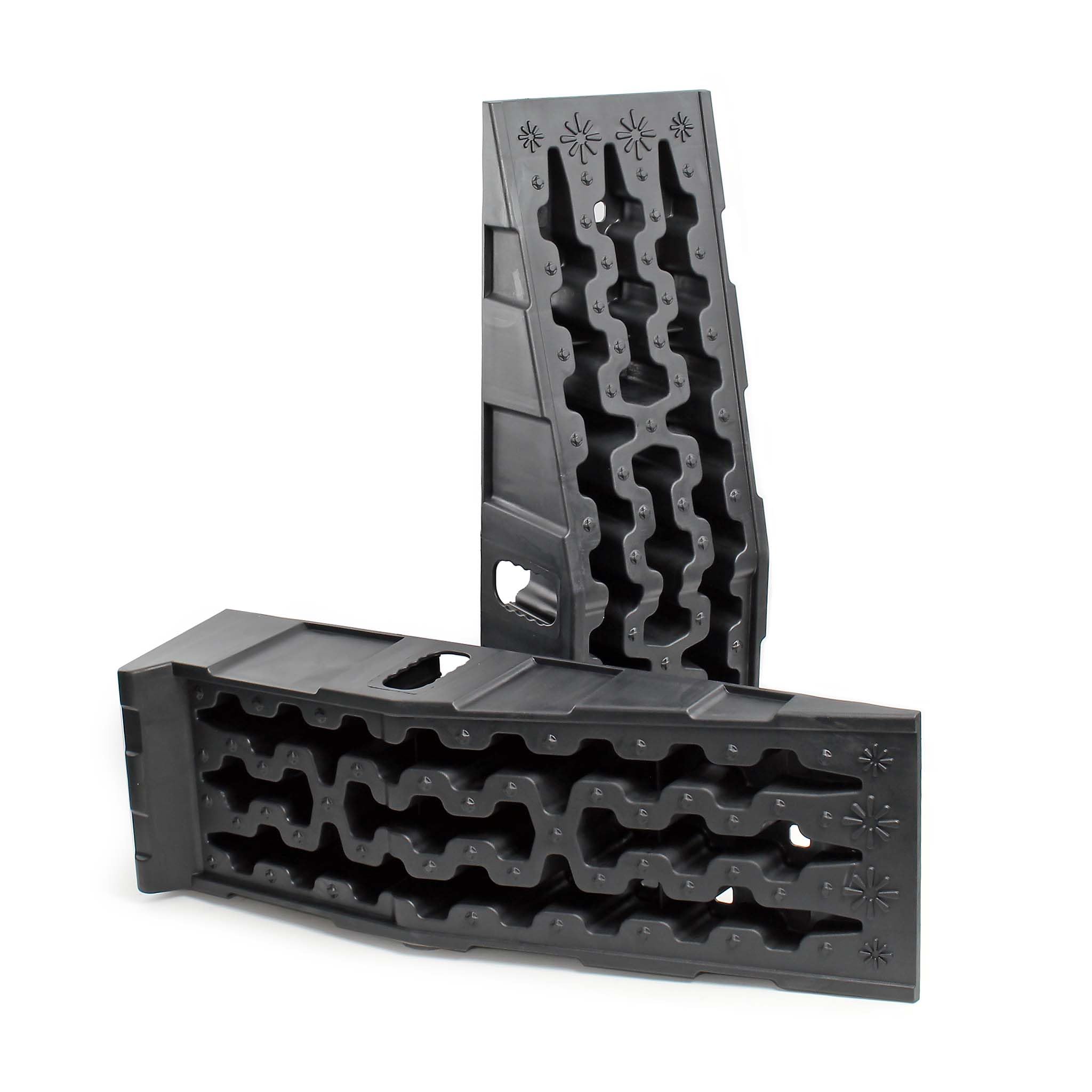 Set 2 Cunei per Camper Auto 90,5x30x21,5cm max 5t Materiale Antiscivolo PP Livellamento Veicolo