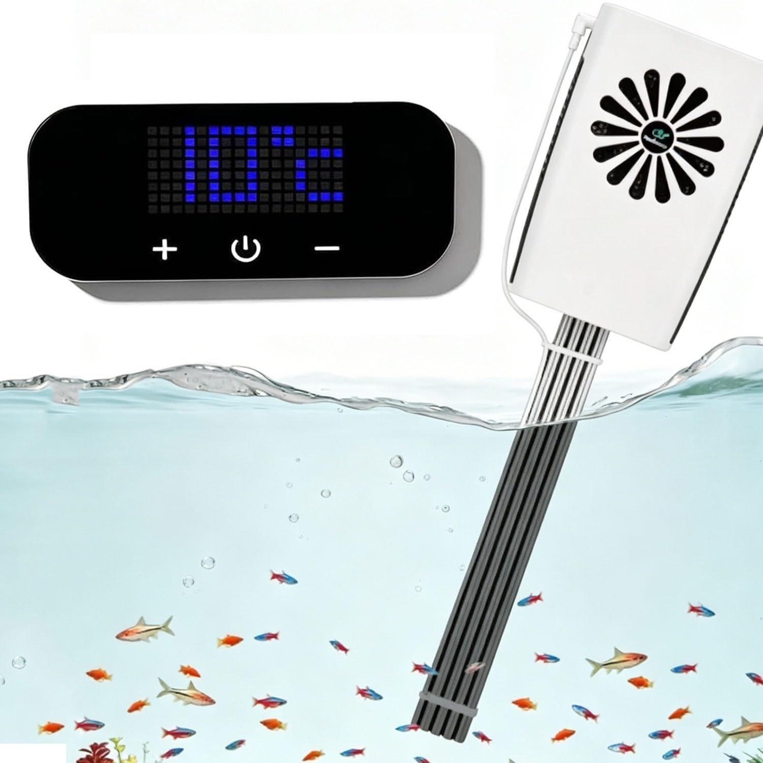JOSBY Refrigeratore per Acquario da 5 Galloni, Refrigeratore Intelligente per Acquario, Refrigeratore per Acquario con Display LCD, Controllo della Temperatura da 10 A 30 °c