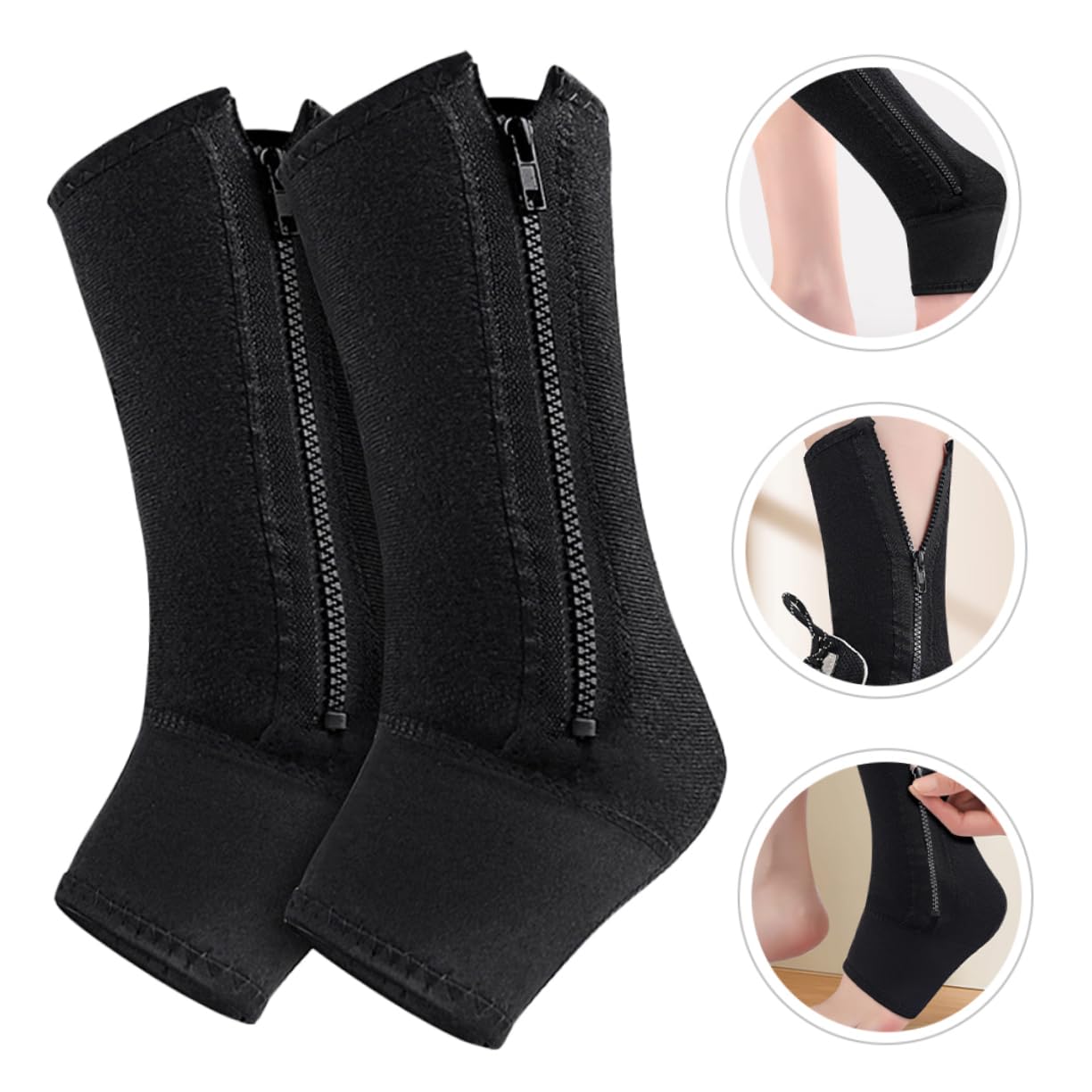 HAPINARY Socks Alternative Ankle Compression Socks for Workout Ankle Wraps for Women Men