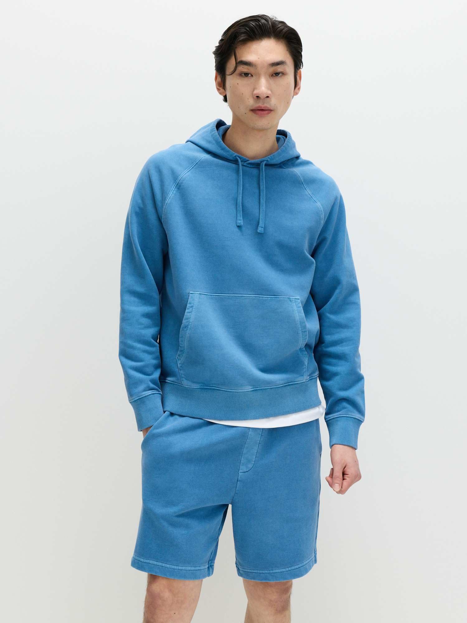 Marks & Spencer Herren Baumwolle Sweatshirt Regular | Ärmellänge: Cap-Ärmel, Rundhalsausschnitt