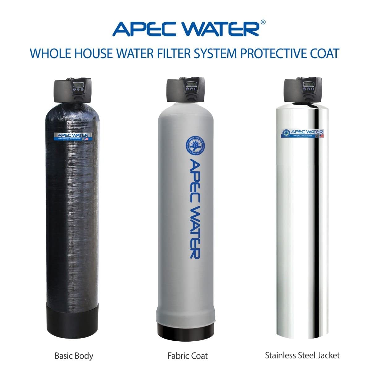 APEC Water Systems IRON-HYDRO-10-FG Whole House Water Filter System for Hydrogen Sulfide & Manganese