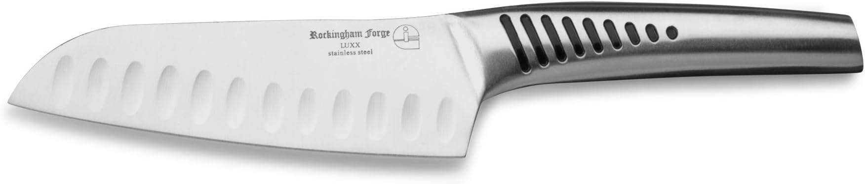 Rockingham Forge Luxx Santoku Knife, Stainless Steel, 5-Inch, LX-296