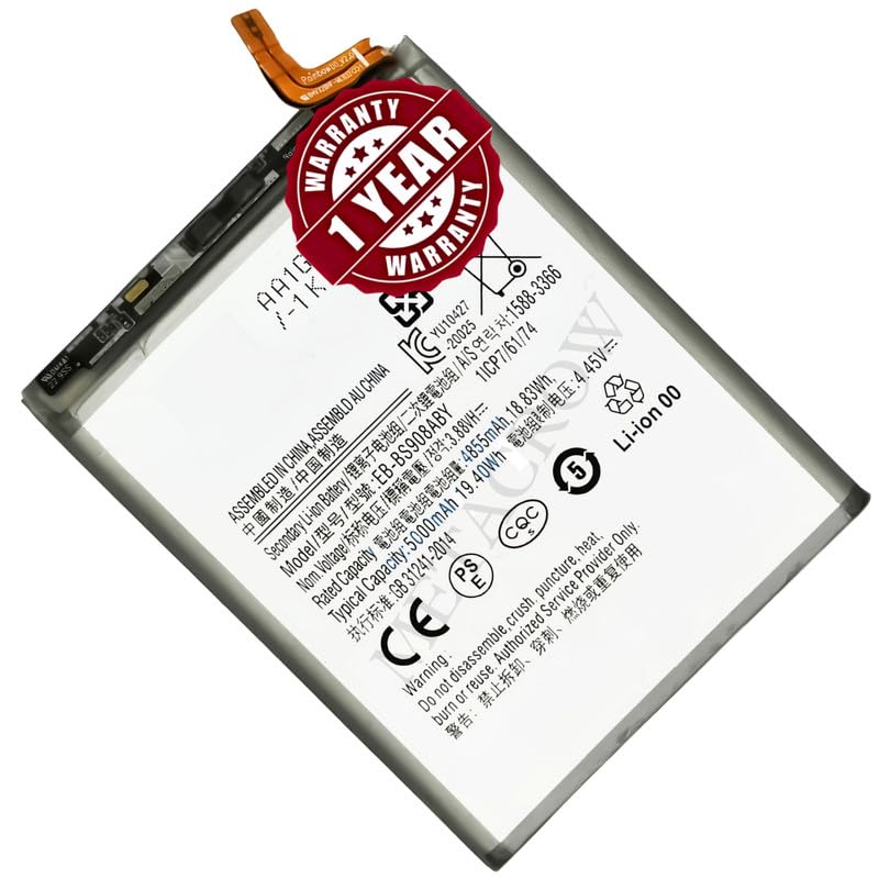 Image of Original EB-BS908ABY Battery Compatible for Samsung Galaxy S22 Ultra 5G - (5000mAh) - 1 Year Warranty JK1