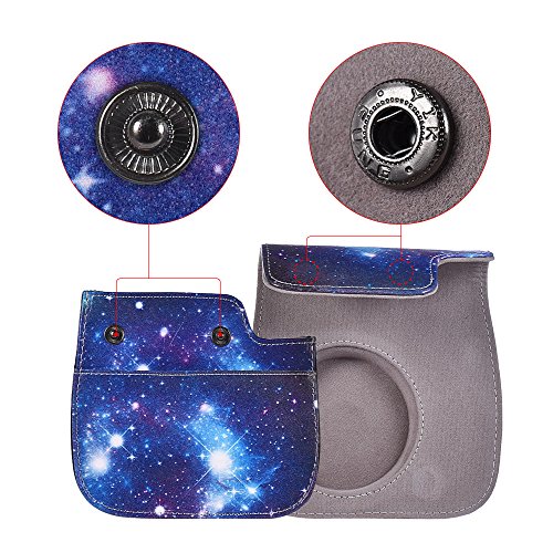 Docooler Pu Protetora Câmera Instantânea Caso Saco Bolsa Protetor Com Alça Para Fujifilm Instax Mini