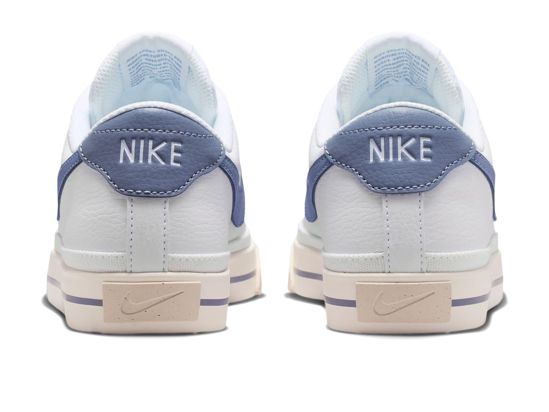 Nike Women's Court Legacy Next Nature Shoes: 11 White/Ashen Slate/Sail