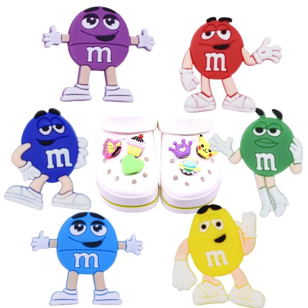 GenericSix Cute Decoration Charms for Shoe, Croc, Unique Bracelet Wristband, Clogs Accessories, Pin, Charms Pack, Pin Girls Boys Party Gift Birthday Gifts