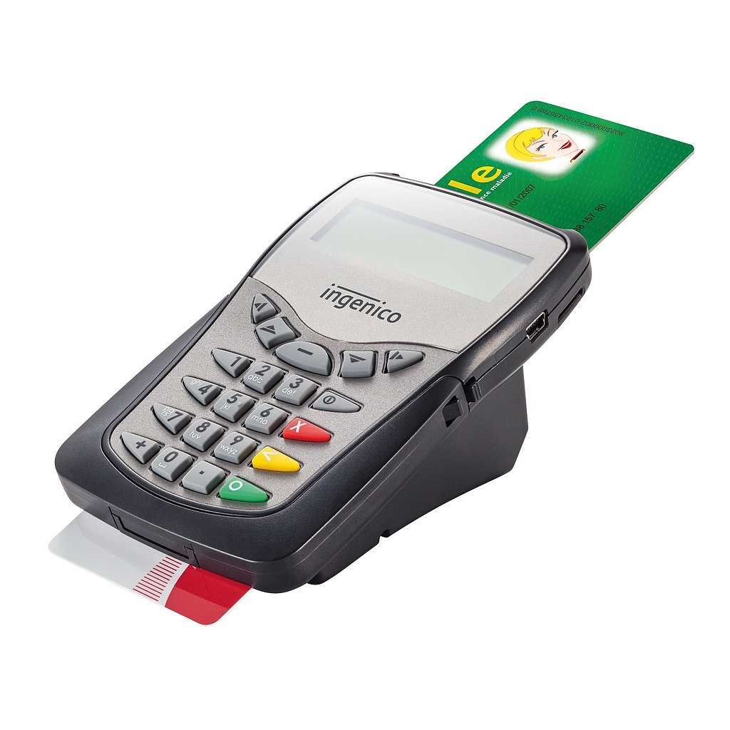 Lecteur de carte Vitale SET-2 INGENICO - Lecteur bifente - USB - Windows 7, 8, Vista, XP, Mac OS X - Compatible avec ordinateur