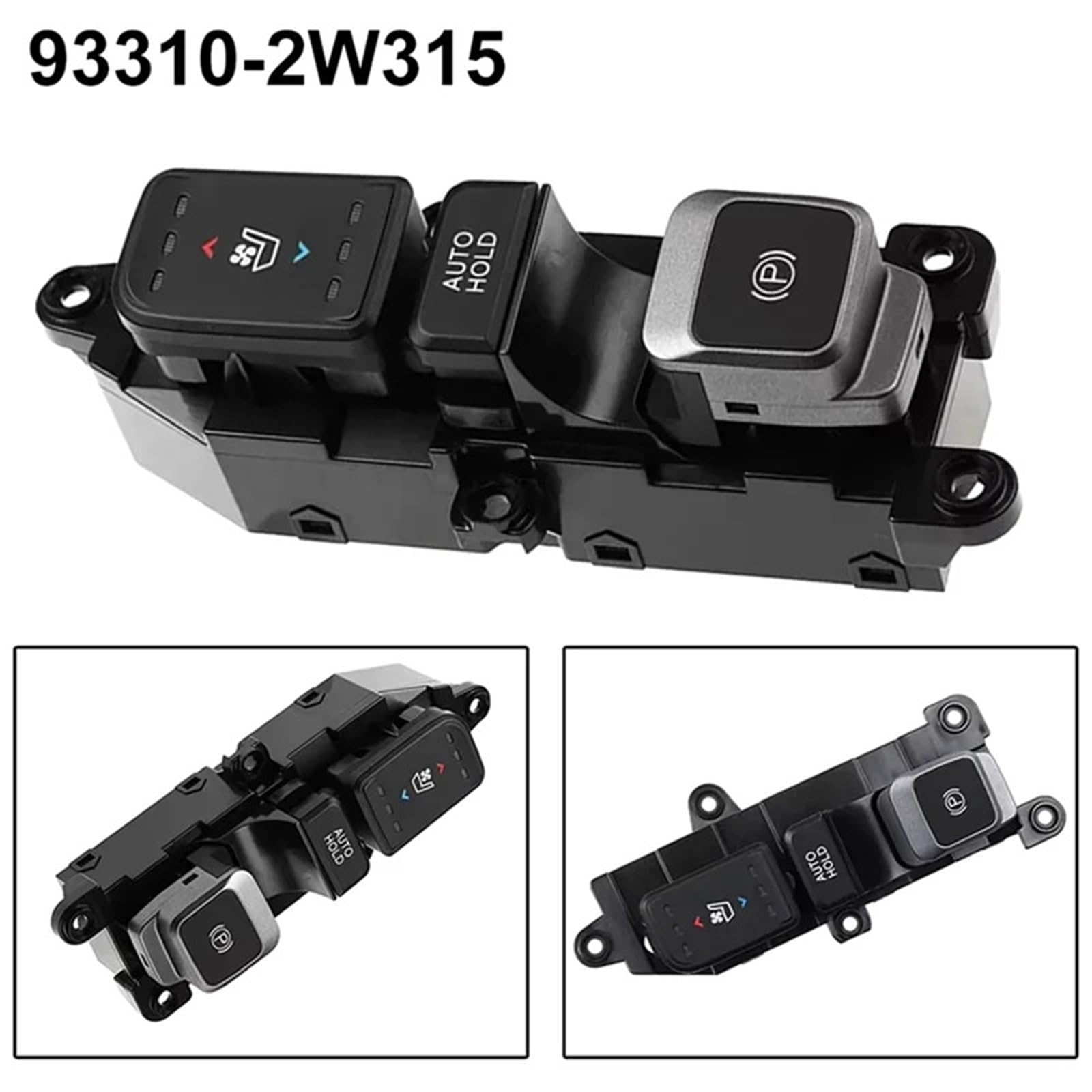 Elektryczny Przełącznik Hamulca Ręcznego 93310-2W315 Elektroniczny przełącznik hamulca ręcznego, hamulec postojowy, ogrzewanie fotela, przełącznik szyby, pasuje do Hyundai Santa Fe XL Sant
