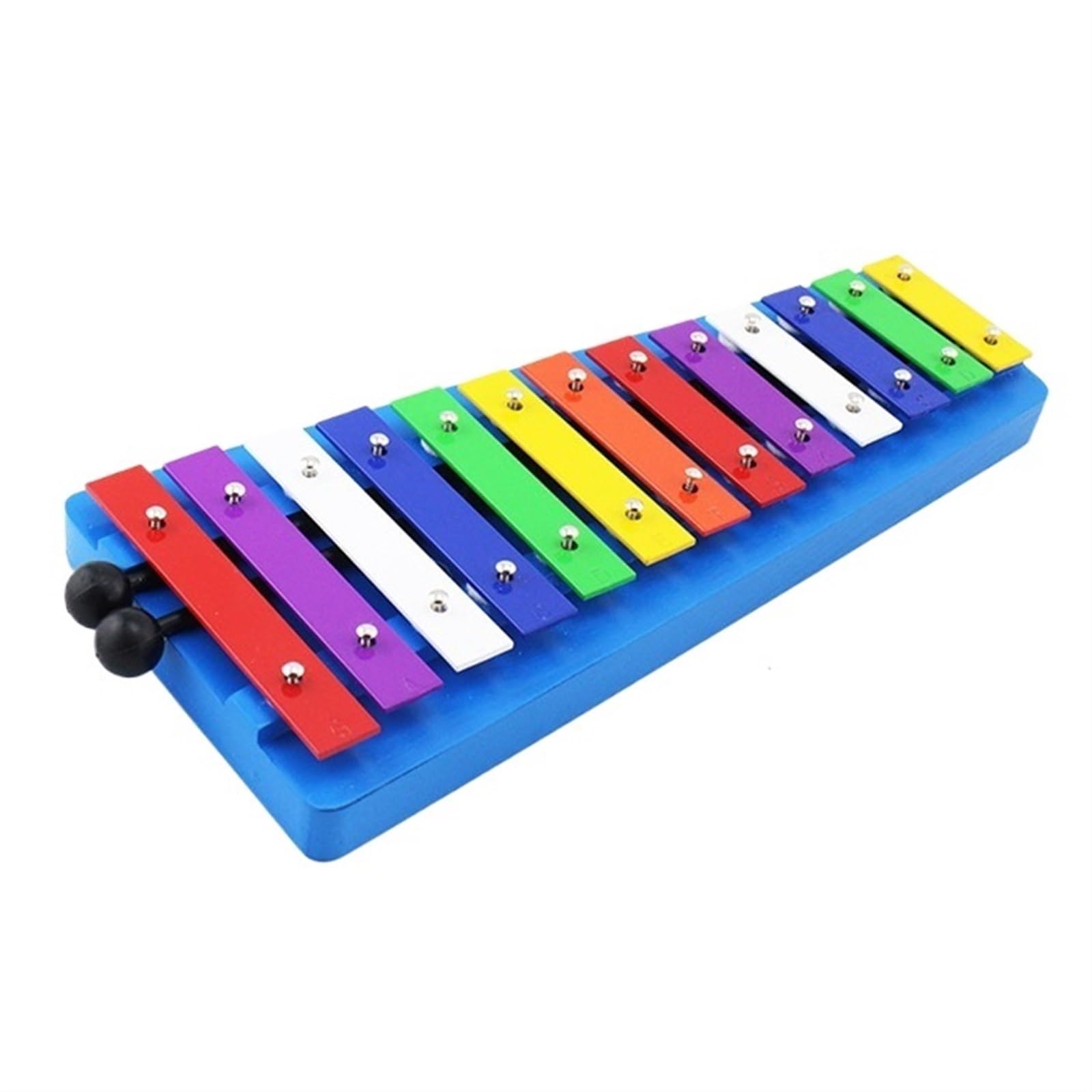 Xilofono Professionale Pianoforte Con Piastra In Alluminio A 13 Toni Con Base Blu Pianoforte Con Piastra In Alluminio A 13 Toni Strumento A Percussione Xilofono