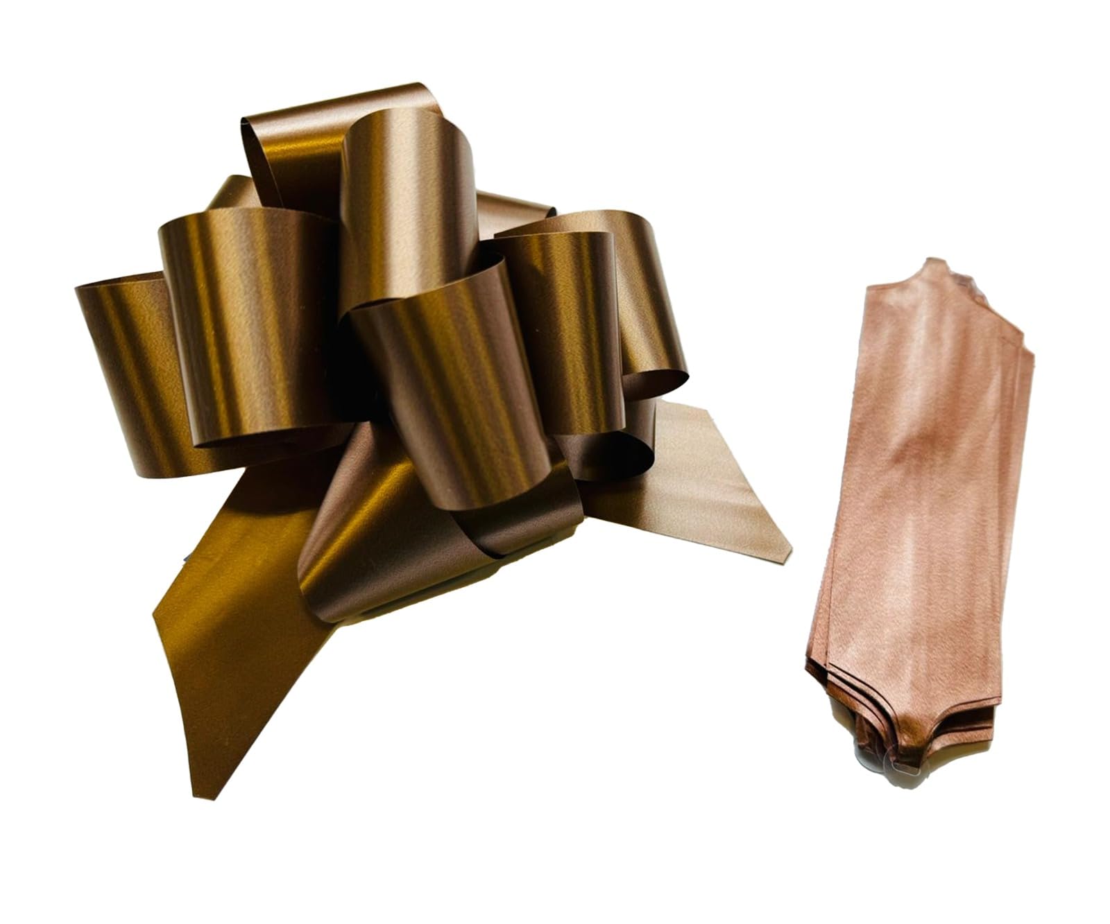 Pull Bows Brown Gift Wrapping Christmas Ribbon Wrapping Bows for Christmas New Year Thanksgiving Party Florist Pull Bows for Gift Wrapping Birthday Present Ties Wedding Ornament Pack of 20