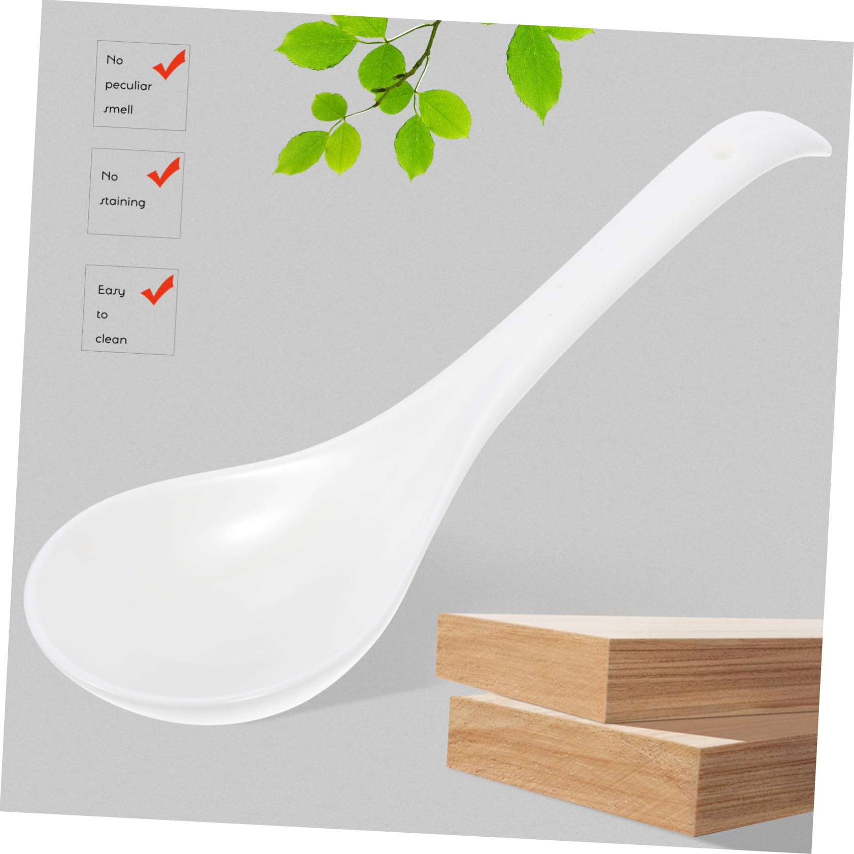 MAGICLULU Set Di 6 Cucchiai Da Zuppa in Ceramica Per Zuppa Di Riso Eleganti E Robusti Per in Famiglia