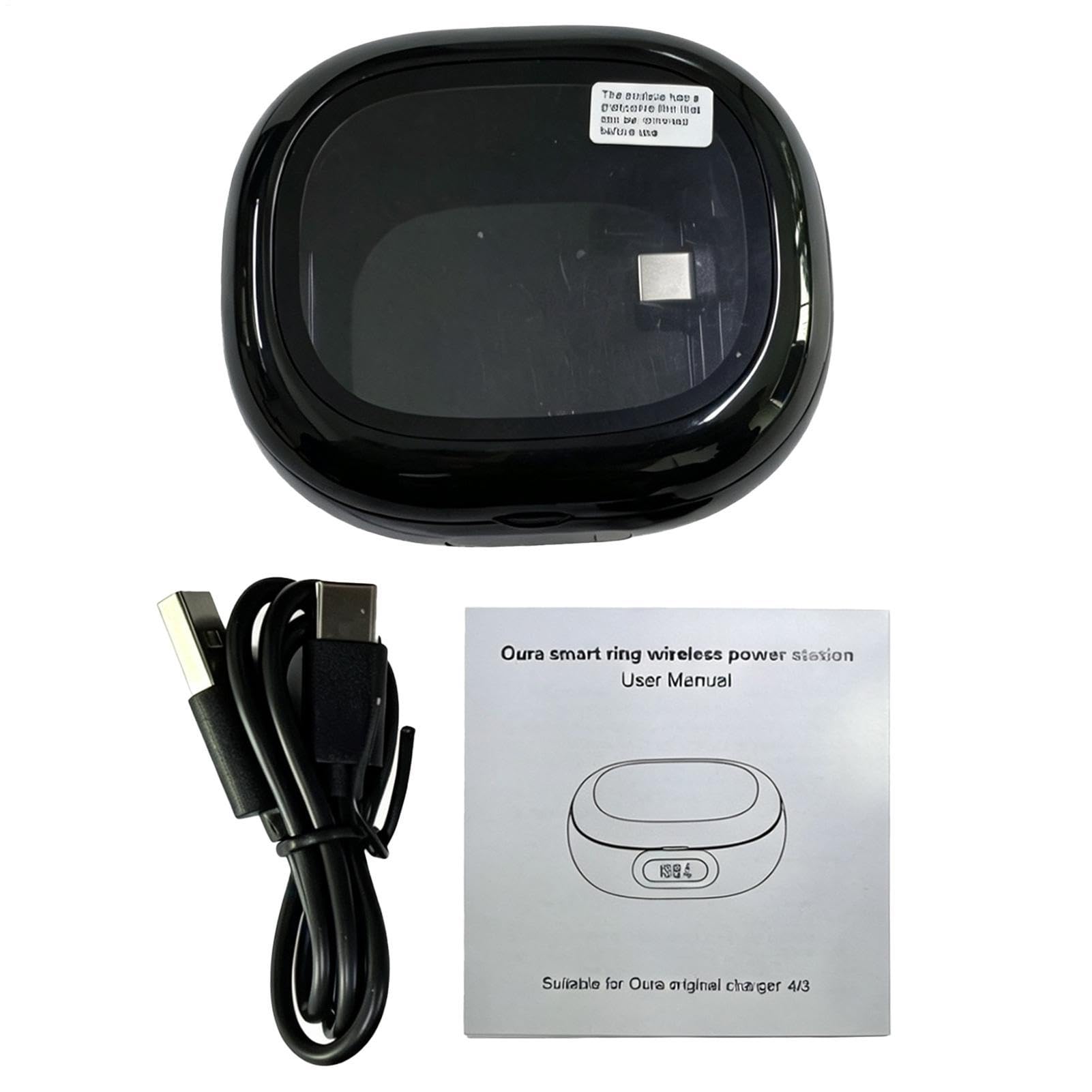 Custodia Di Ricarica Per Smart Ring Batteria Portatile Con Display Digitale | Custodia Ricaricabile Smart Ring Da Viaggio Per Viaggi Vacanze E Viaggio Di Lavoro Scuola Casa Dormitorio