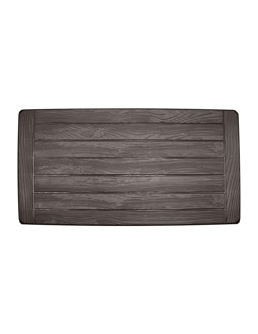 Jardin202 - Baúl de Almacenamiento de Plástico Resistente en Color Marrón - Disponibles en 140L, 190L y 280L | 140 L