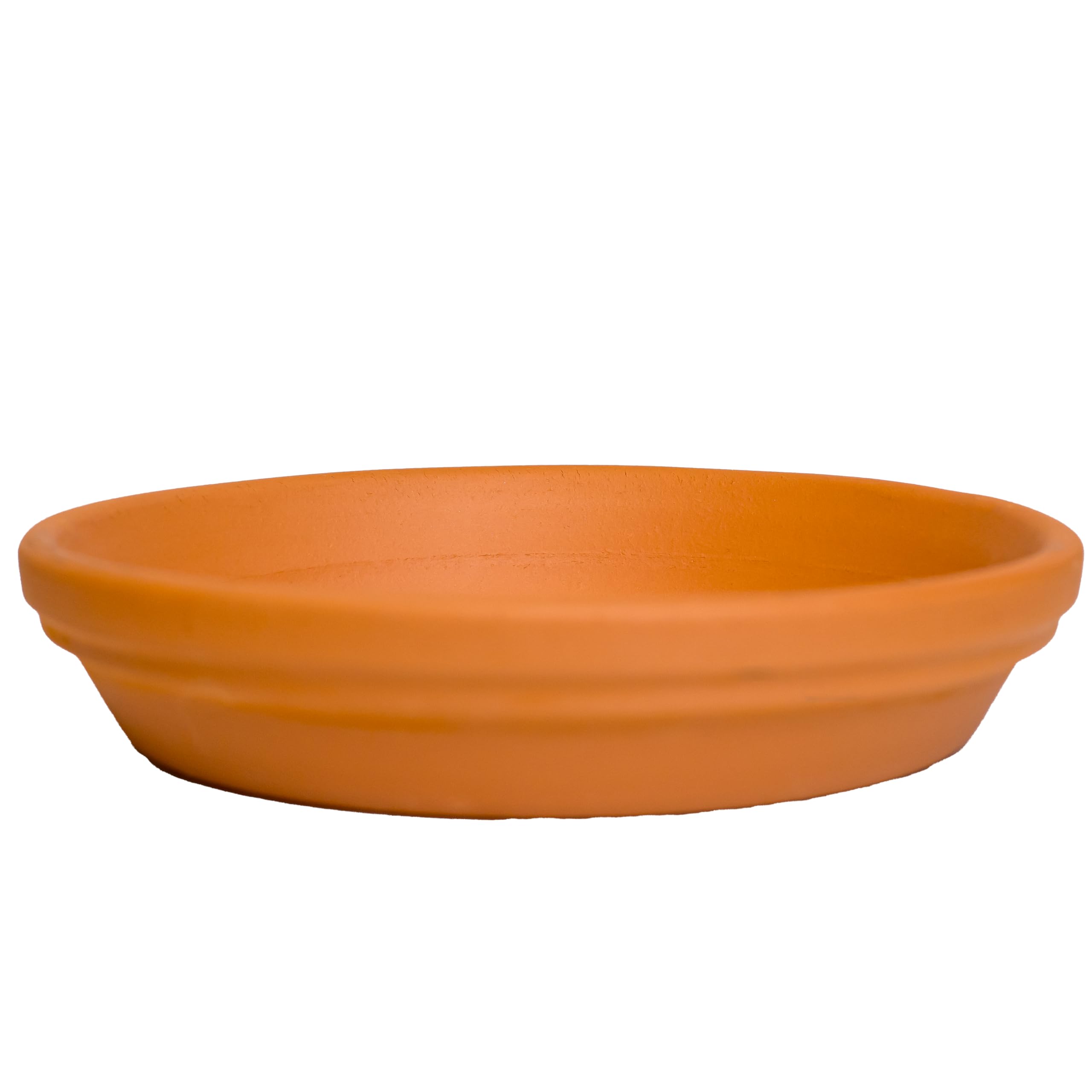 Coupelle Pot De Fleur Soucoupe Terre Cuite Artisanale - 42cm Diamètre Finition Lisse Soucoupe 70 Cm