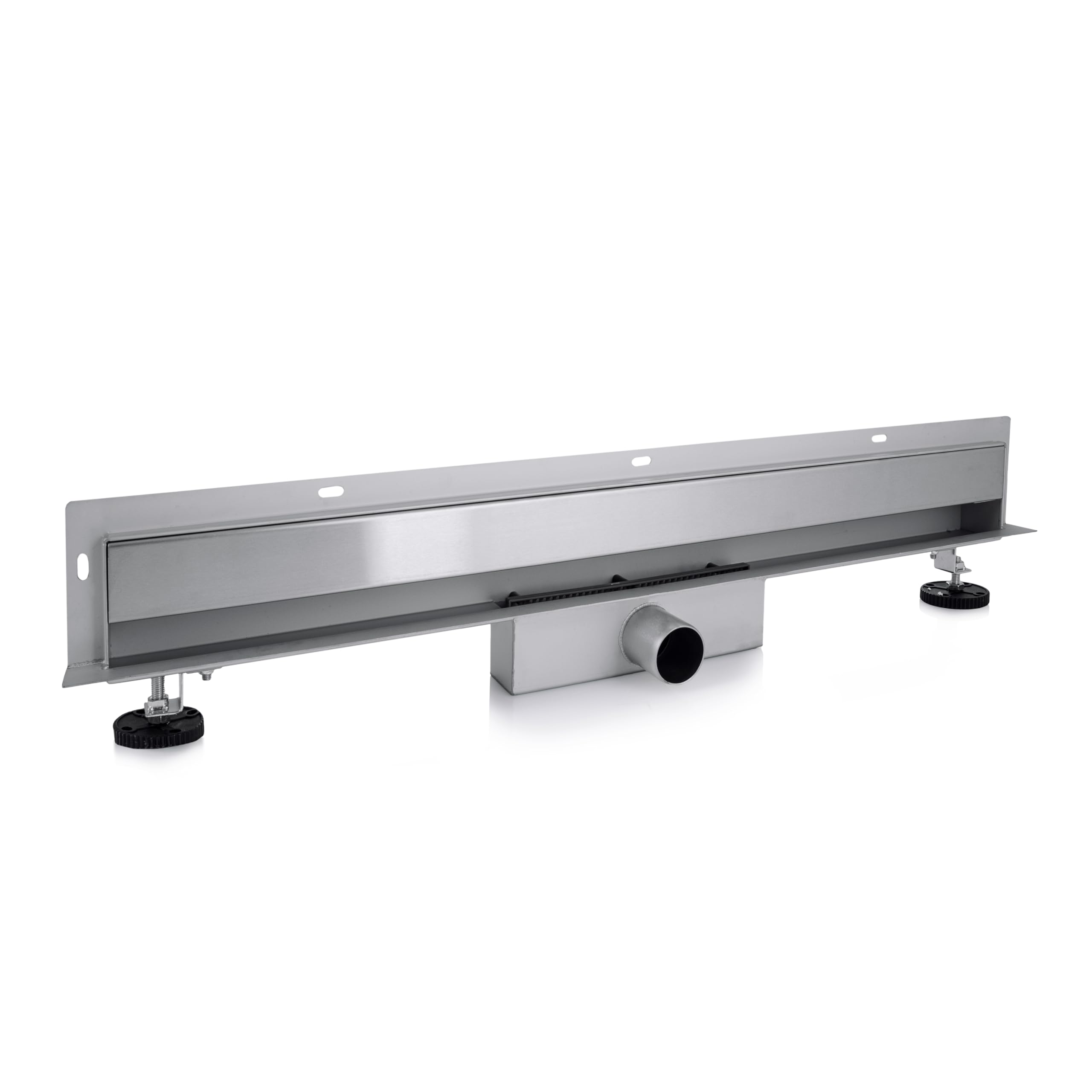 VBChome Desagüe lineal de pared de 50 cm, desagüe de pared, desagüe de ducha, autolimpiable, con antiolor, para baño, juego completo