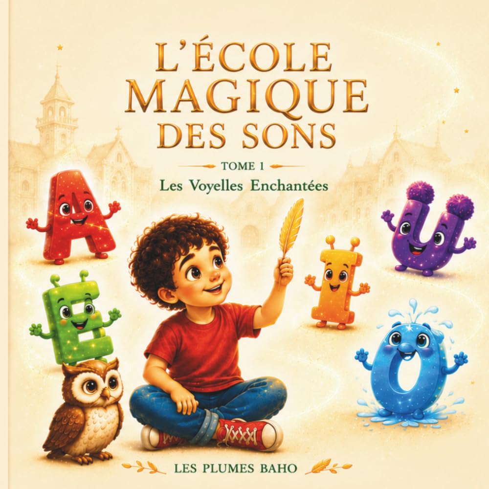 L'école magique des sons: Apprendre les voyelles en s'amusant - Livre éducatif pour enfants