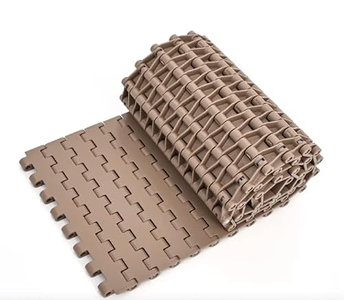 1Meters Ancho 6.000 in 5935 Cinta transportadora de plástico de malla Paso 0.750 in POM Placa de cadena Cinta transportadora Banda transportadora