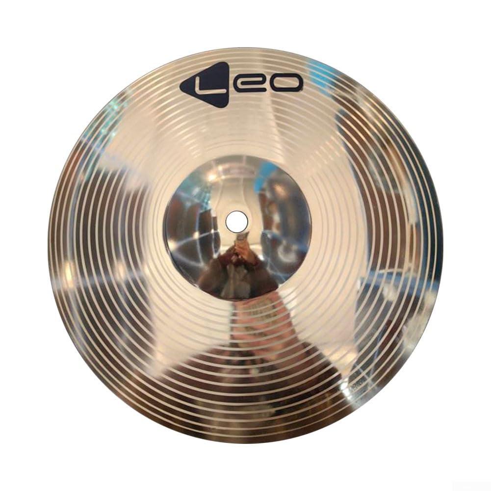 Cymbales en laiton Crash Ride de 25,4 cm, cymbales en laiton de 20,4 cm, cymbale de batterie percussion Splash Crash Jazz (25,4 cm)