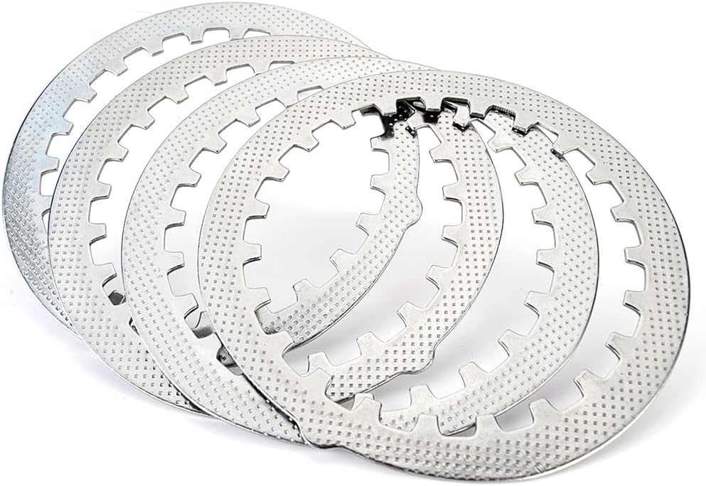 Friction Plate Steel Clutch Disc Plate Compatible with Yamaha DT125 DT125R DT125LCF DT125LC DT125L RD125LC RZ125 / DT 125 125R 125L RZ 125
