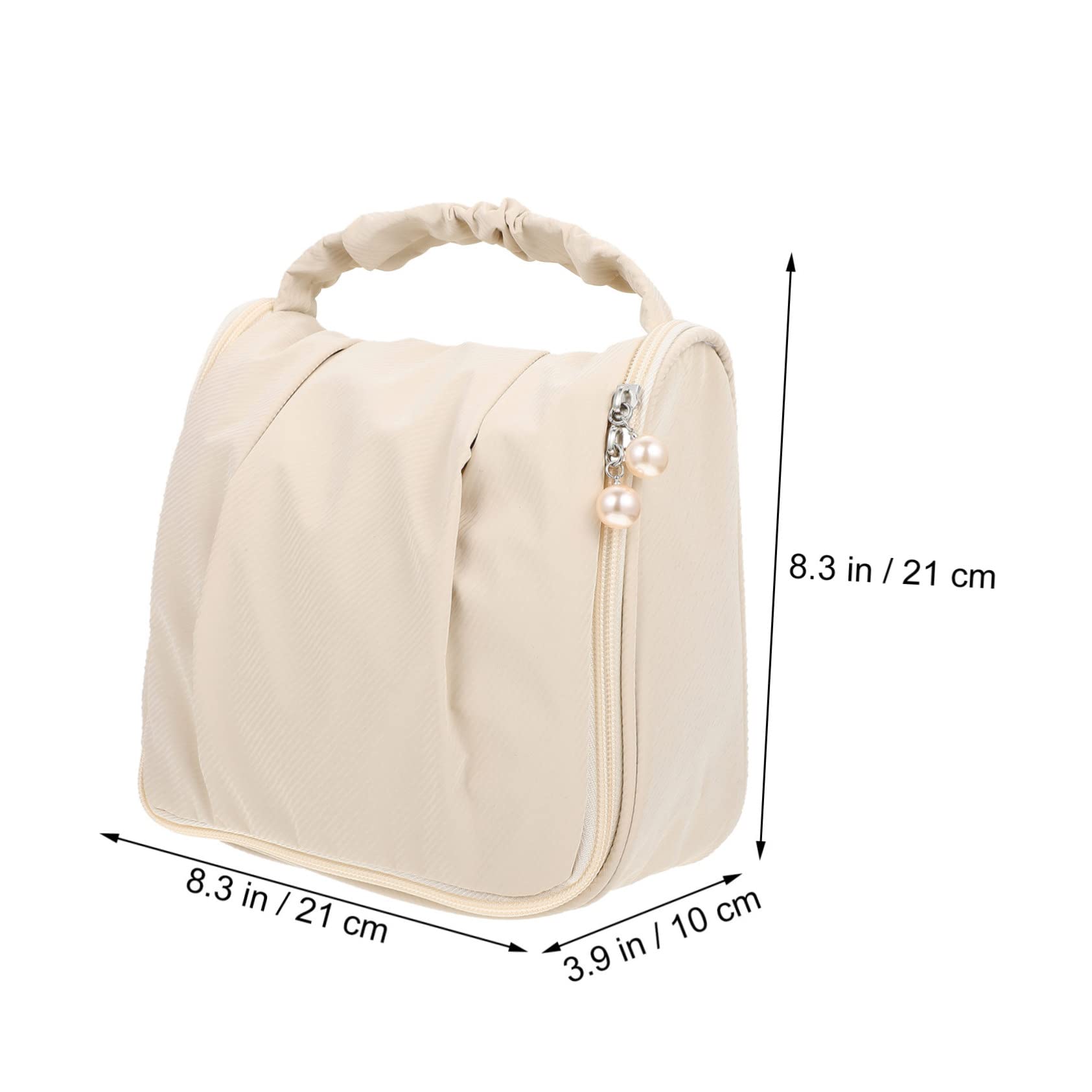 3 Piezas Neceser Colgante Manejar Bolsa De Maquillaje Bolsa De Cosméticos Neceser Para Maquillaje Viajar Poliéster Compuesto Almacenamiento Estuche Para Brochas De Maquillaje