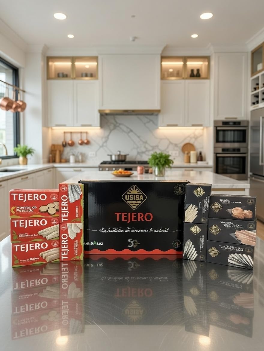 Surtido Variado de 10 Latas | Selección Premium USISA - TEJERO | Delicias en Conserva para los Paladares Más Exigentes