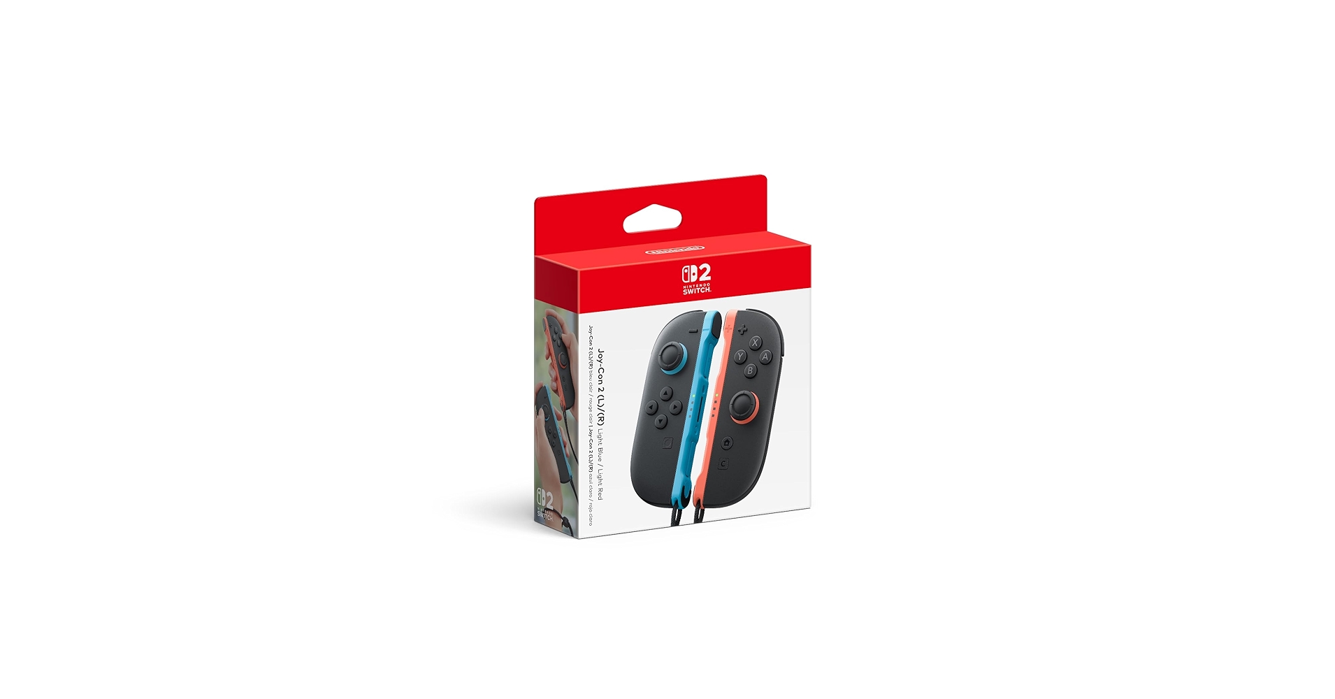 Amazon.com: Nintendo Joy-Con 2 (L)/(R) Light Blue/Light Red