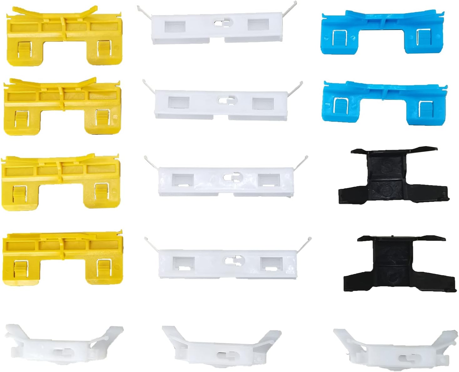 Windshield Roof Molding Clip Side Repair Set for Honda Civic Accord Acura Replacement 91570SJD003 73154SNA003 73155SNA003 73153SNA003 91572SDAA0