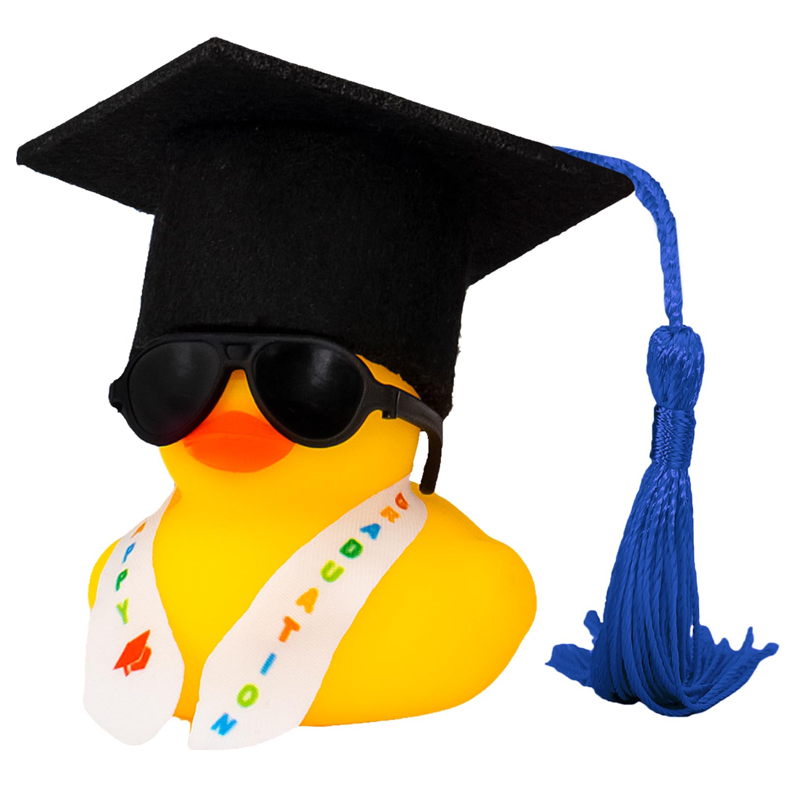 wonuu Graduation Rubber Duck, Car Dashboard Ornament Party Decoration Graduation Gifts for Her & Him, High School Seniors Phd Masters Degree College