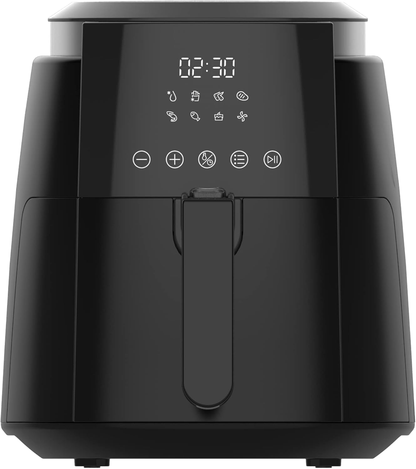 KUMTEL Digital Airfryer XL – 5,5 l, friggitrice senza olio, tecnologia ad aria calda Rapid Air