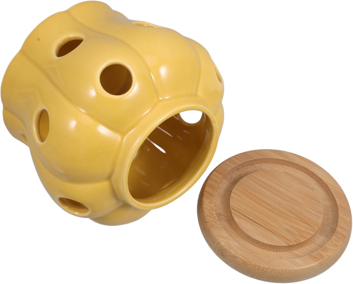LIFKOME Ceramic Storage Containers for Kitchen Garlic Potato Counter Jar Pot Utensil Organize Your Kitchen