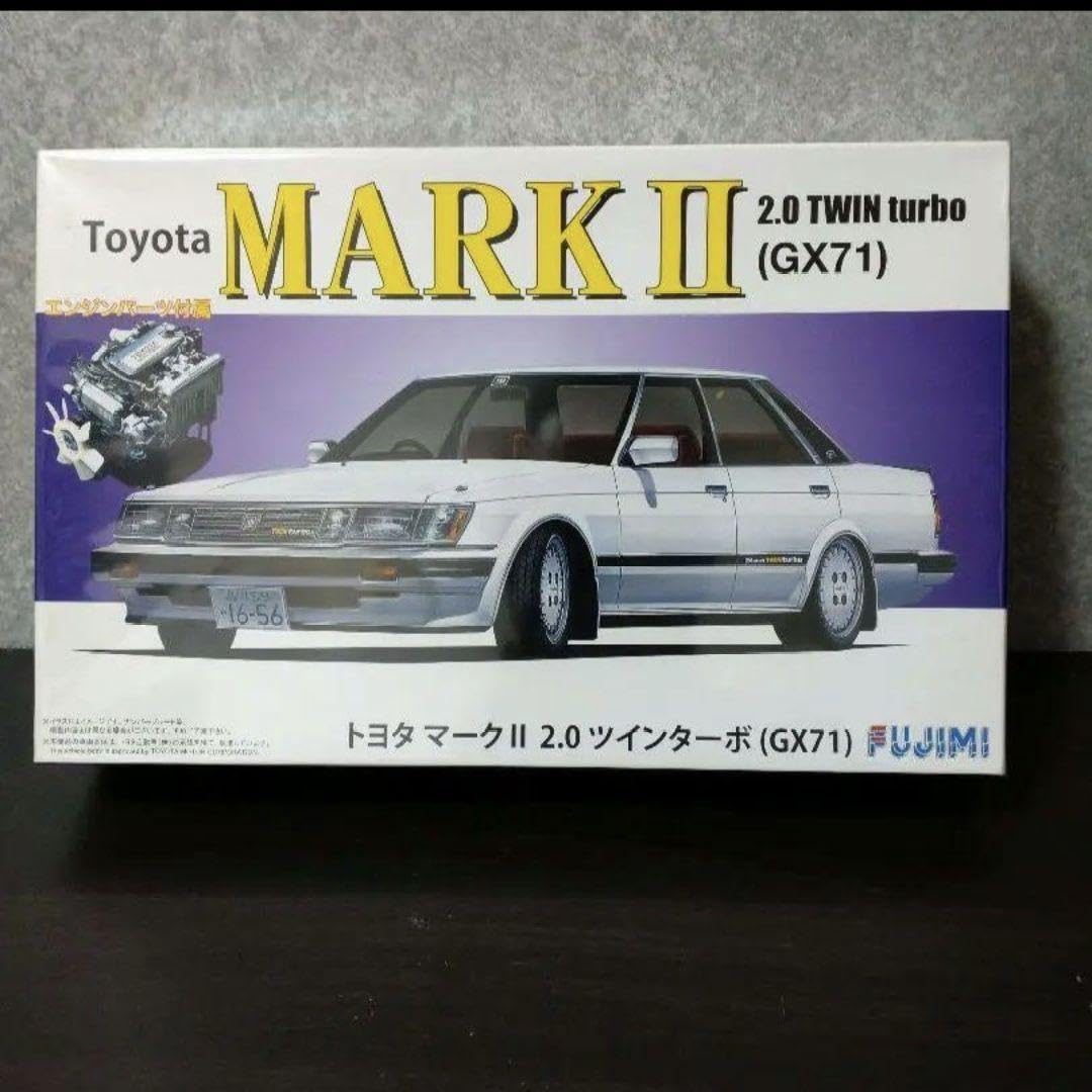 フジミ1/24 GX71クレスタの完成品 フジミ製・1/24・族車・街道レーサー