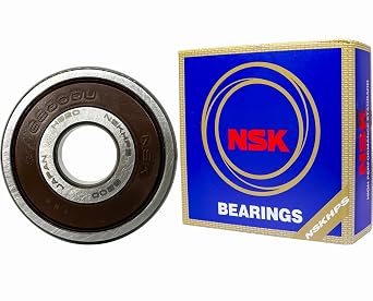 NSK BEARINGS 2PACK NSK 6200DDU 6200-2RS 10x30x9mm Made in Japan Double Rubber Sealed Deep Groove Ball Bearings