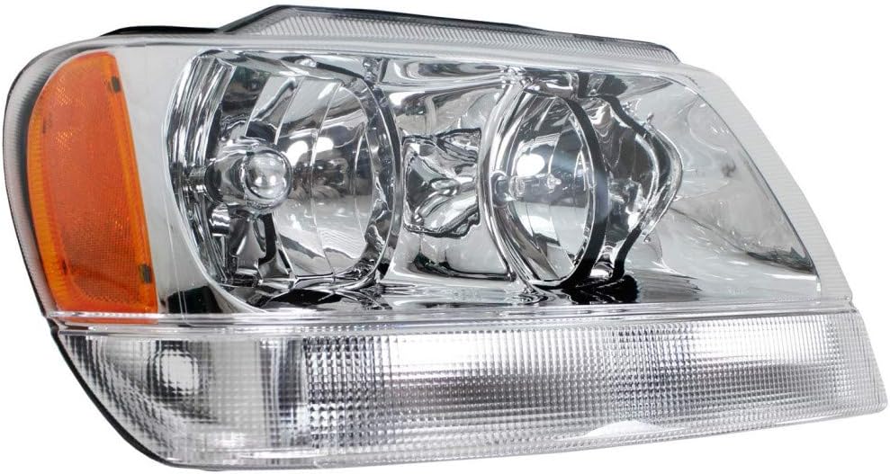 CarLights360: For Jeep Grand-Cherokee Limited Headlight Assembly 1999-2004 Driver and Passenger Side w/Bulbs DOT Certified CH2502120 | CH2503120