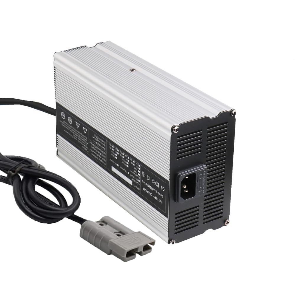 Ładowarka akumulatorów do wózków widłowych 900 W Ładowarki do akumulatorów kwasowo-ołowiowych 36 V 20 A z przyłączem Anderson do ładowania akumulatorów kwasowo-ołowiowych,36v 20a,120A Anderson