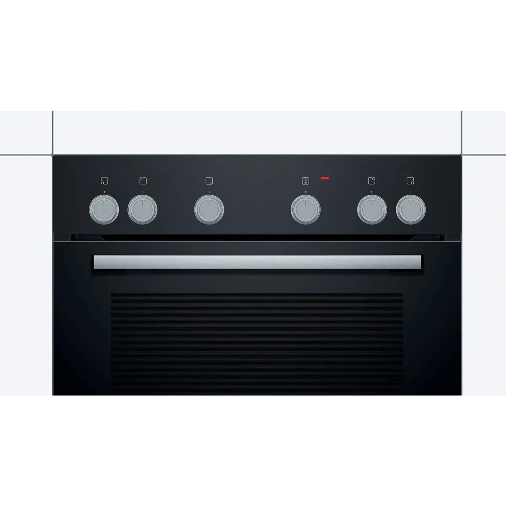 Bosch HND611LS62 zestaw kuchenek do zabudowy, składający się z kuchenki HEG517BB3, 60 x 60 cm, Made in Germany, gorące powietrze 3D, hydroliza, wyświetlacz LED i NKN645GA2E elektryczna płyta kuchenna,