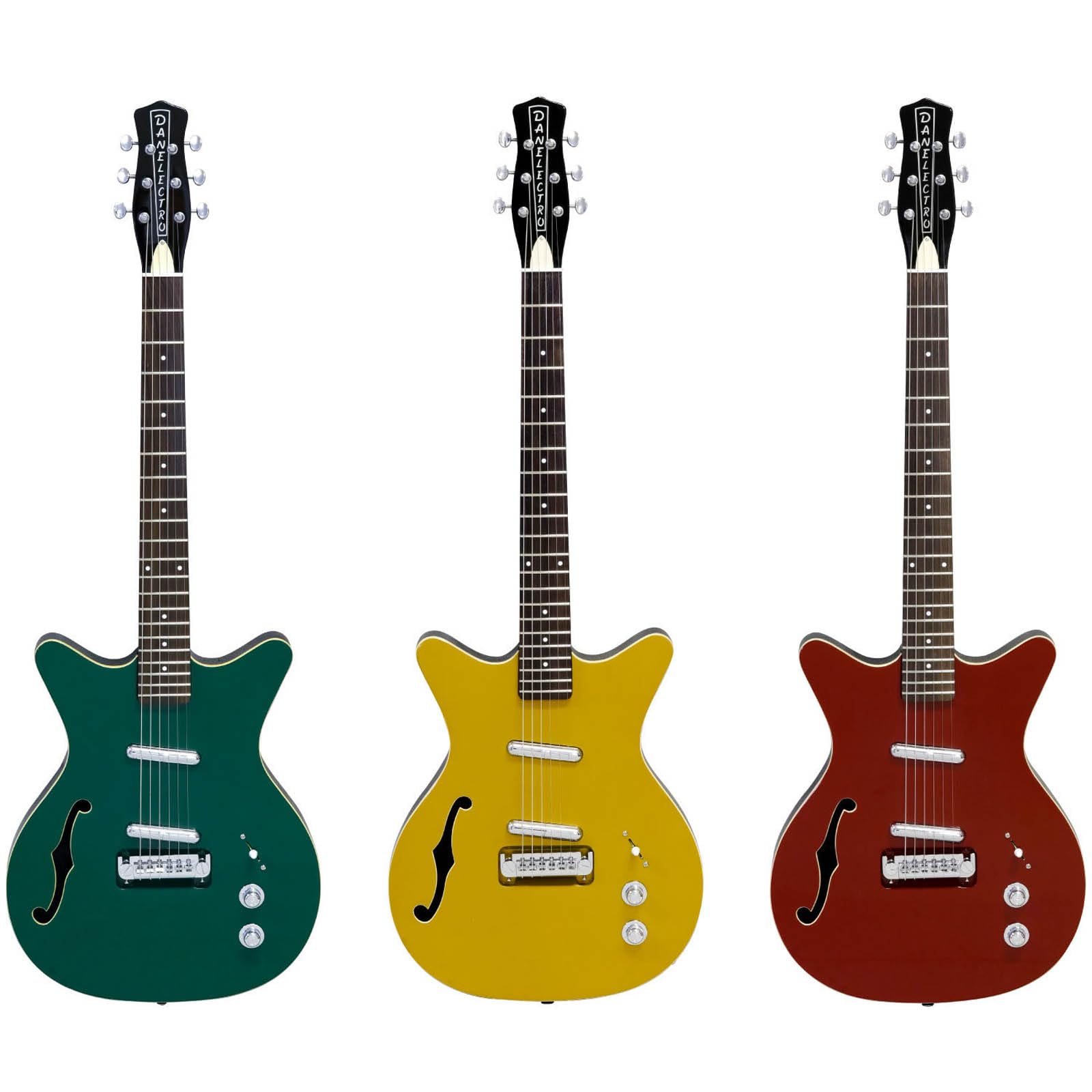 Amazon.com: Danelectro Fifty Niner DC Semi-hollowbody Electric