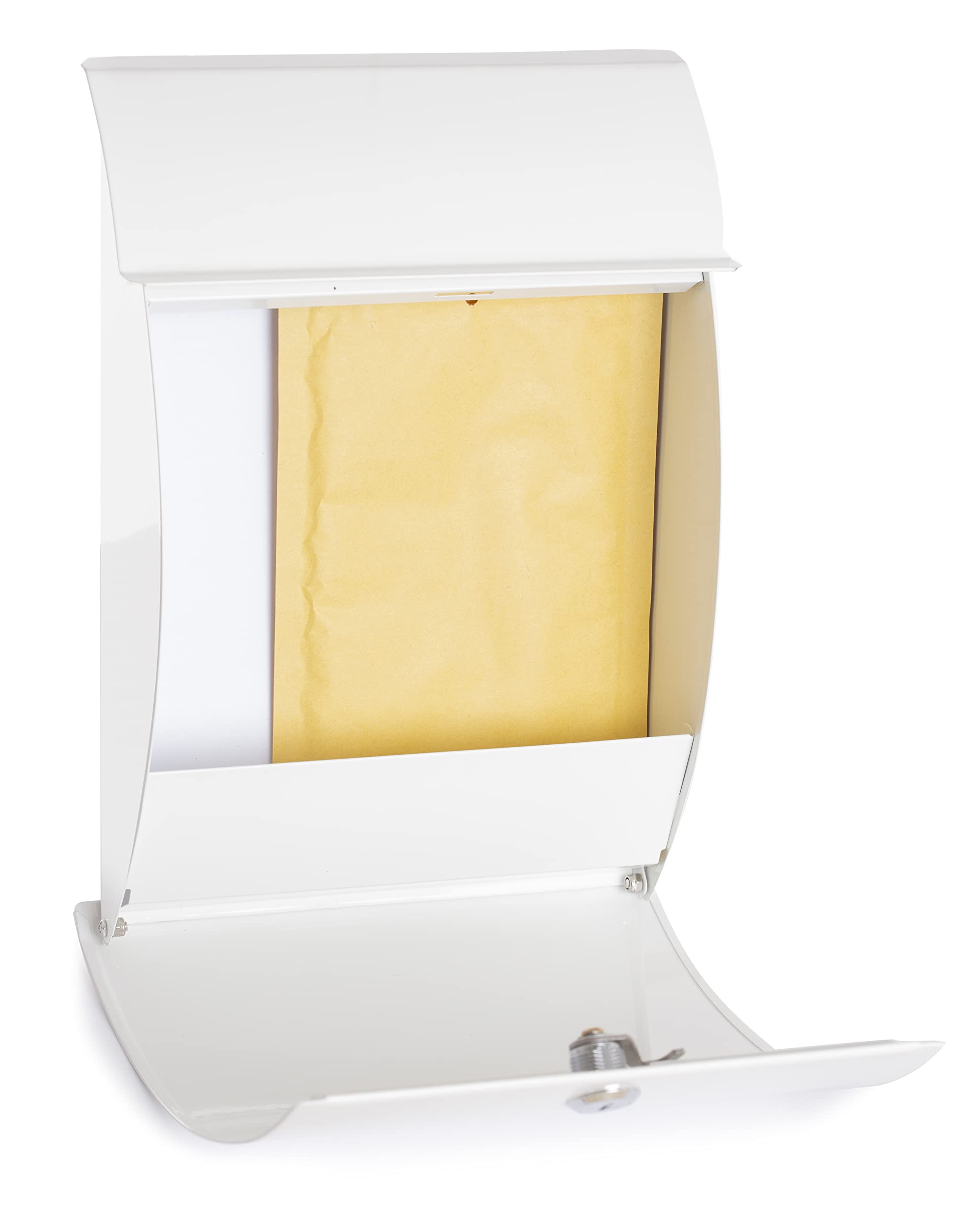 Cassetta Postale Esterna ARREGUI Galan - Acciaio, Formato A5 | Da Parete, Bianco, Facile Montaggio - Foto 7